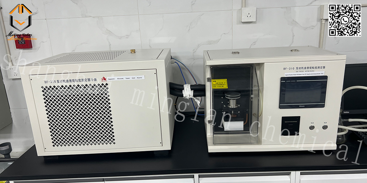 Engine oil apparent viscosity tester