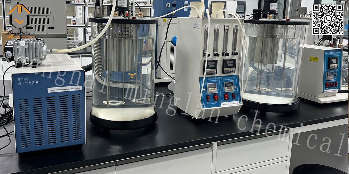 Lubricating oil anti-foam tester 5 Lubricating oil anti-foam tester