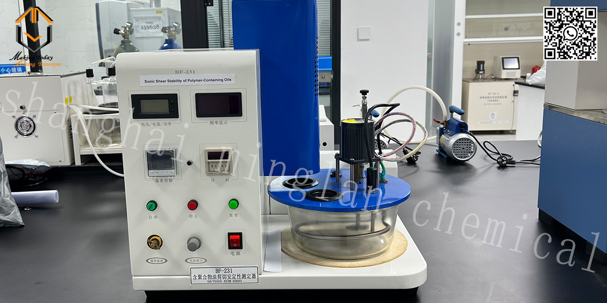 Shear stability tester for polymer oil 1 Shear stability tester for polymer oil