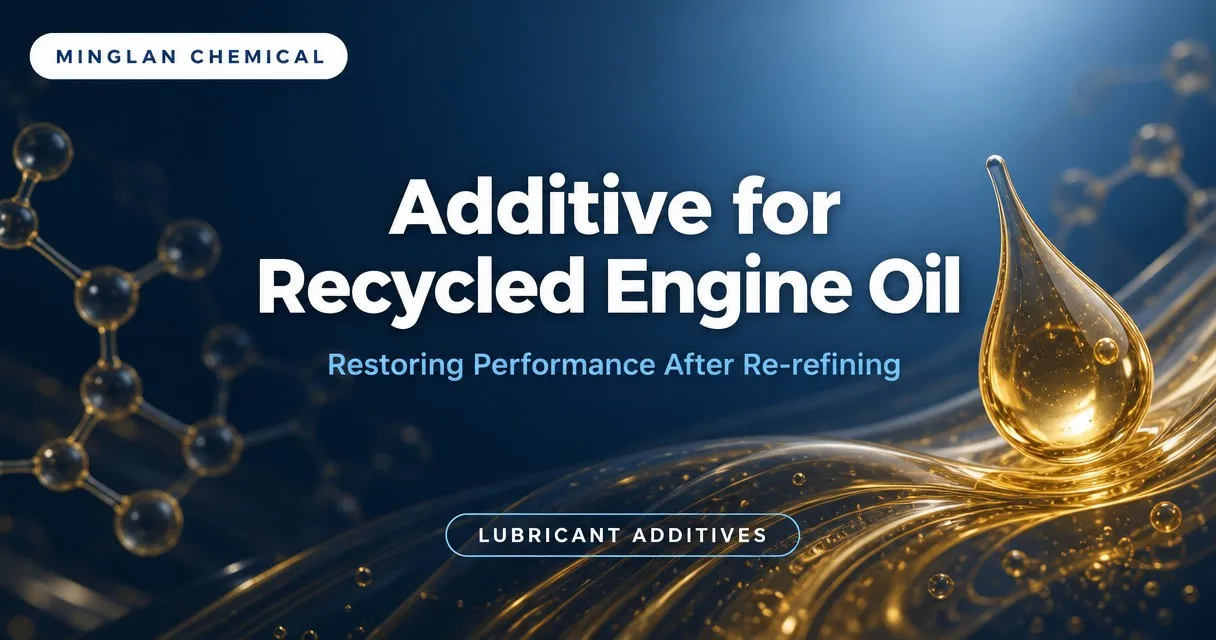 Additive for Recycled Engine Oil: Restoring Performance After Re-refining 1 Additive for Recycled Engine Oil: Restoring Performance After Re-refining