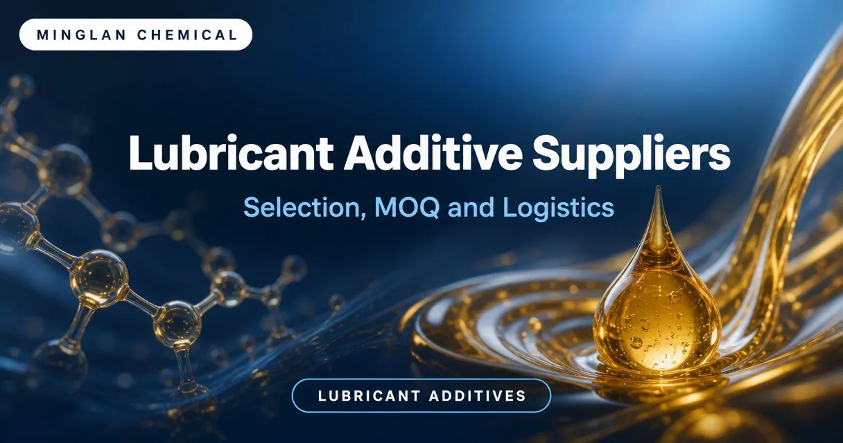 Lubricant Additive Suppliers: Selection, MOQ and Logistics 4 Lubricant Additive Suppliers: Selection, MOQ and Logistics